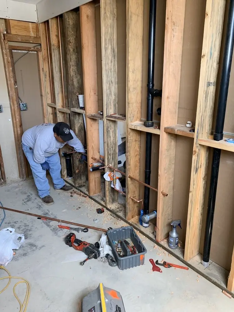 Commercial rough-in plumbing for Gas Line Repair in Baglett Grove